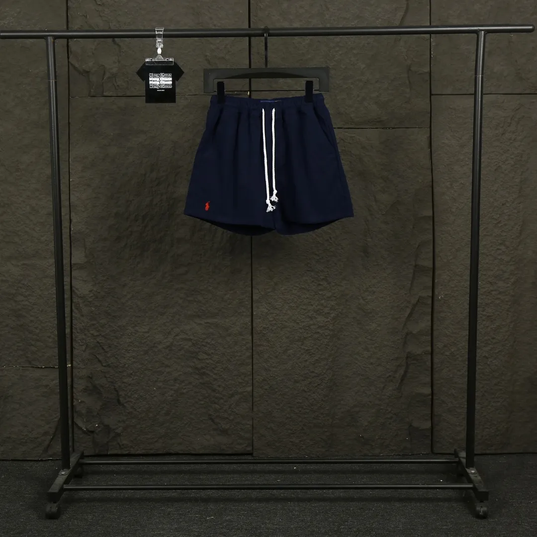 P146 Actual photo [Hot in summer] Style number: 25051# Color: Black/Navy/Khaki/Beige/Matte Pink Size: S to 100% restoration of workmanship, fake placket design with front waves, double stitched lines covering the independent waistband, 0.6 thread pressure for the whole garment ✅ - RL/women's classic drawstring cotton shorts, super long and wide-leg style, the upper body does not stick to the legs, breathable and cool, drawstring elastic waist, easy to wear and match, all shirts and short-sleeved suits are good-looking. If you like the lazy style, you must buy the refreshing commuting OOTD, practical and full, a must-have item for the summer wardrobe, clean and refreshing